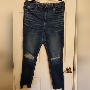 American Eagle Ripped jeans size 14